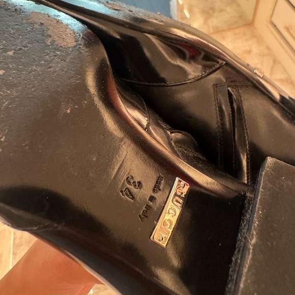 Gucci Patent Leather Horsebit Ankle Boots - Picture 8 of 8